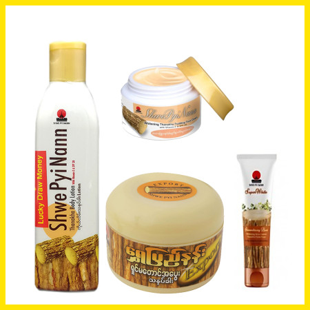 Thanaka Face Pack + Cream + Lotion + FACE FOAM