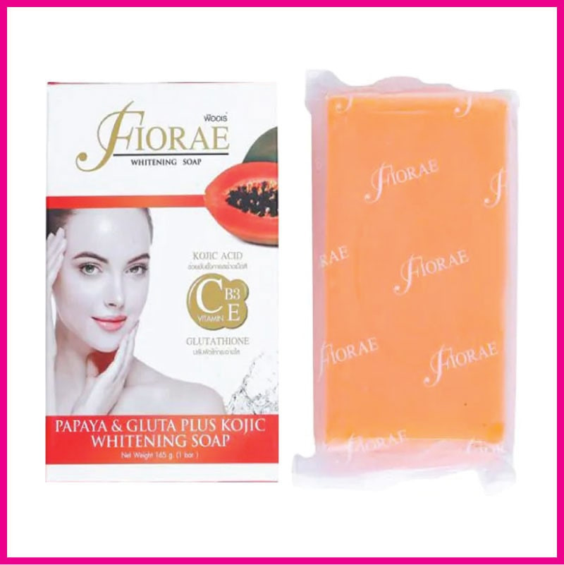 FIORAE Papaya Whitening Soap - ২ পিছ
